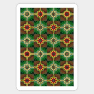 Math Flower tiles Sticker